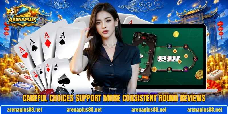 Careful choices support more consistent round reviews