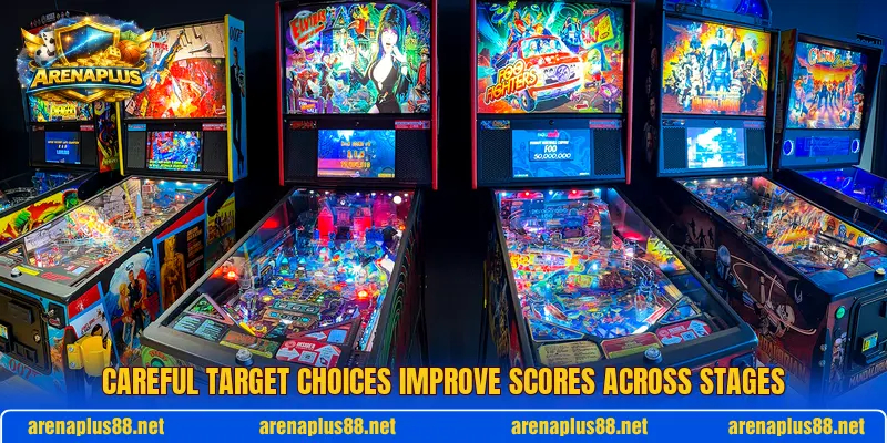 Careful target choices improve scores across stages