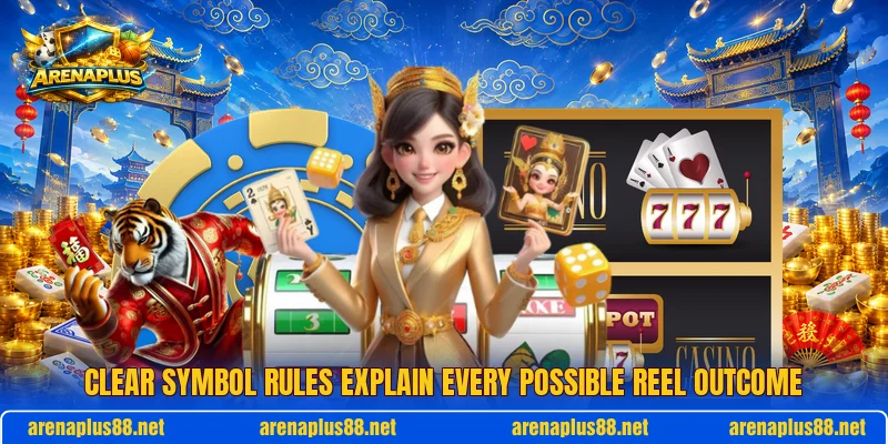 Clear symbol rules explain every possible reel outcome
