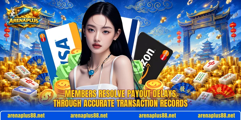 Members resolve payout delays through accurate transaction records Members resolve payout delays through accurate transaction records