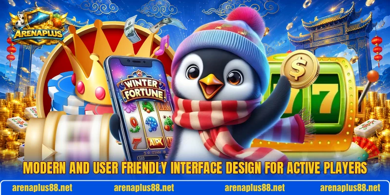 Modern and user friendly interface design for active players