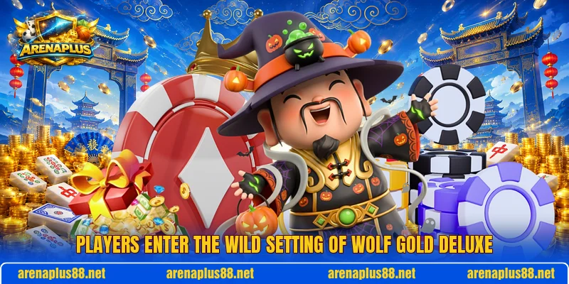 Players enter the wild setting of Wolf Gold Deluxe