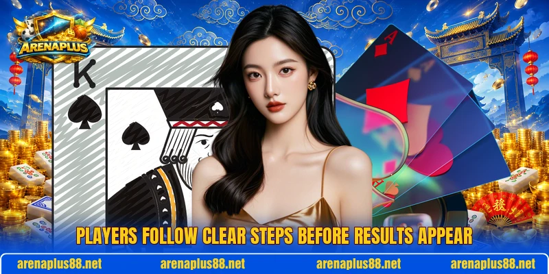 Players follow clear steps before results appear