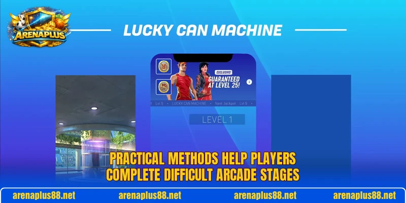 Practical methods help players complete difficult arcade stages Practical methods help players complete difficult arcade stages