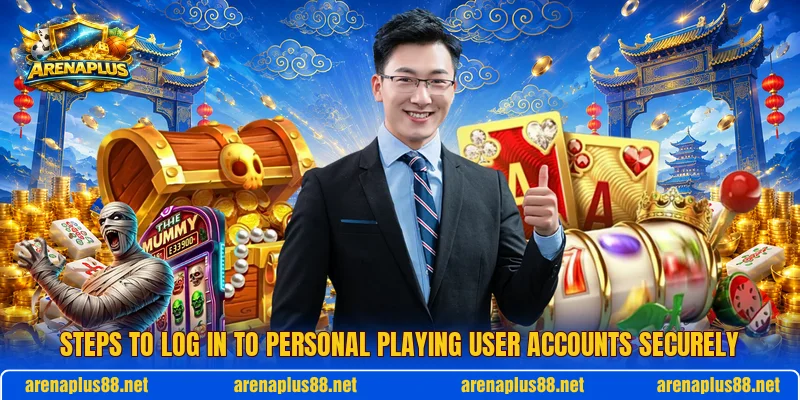 Steps to log in to personal playing user accounts securely